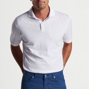 Peter Millar White Polo Size Medium